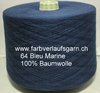 Bleu Marine Uni 100